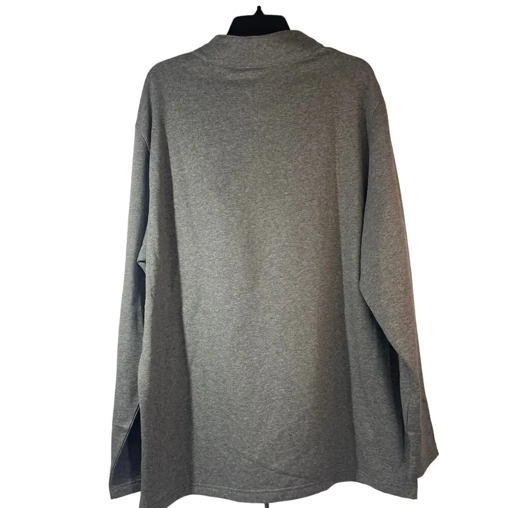 Fanatics University of Miami Hurricanes Gray 1/4 Zip Pullover Men 2XL - Picture 5 of 7